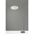 Haz Brushed Steel Metal Arc Lamp, 20 x 42 x 80 in. HA2627220